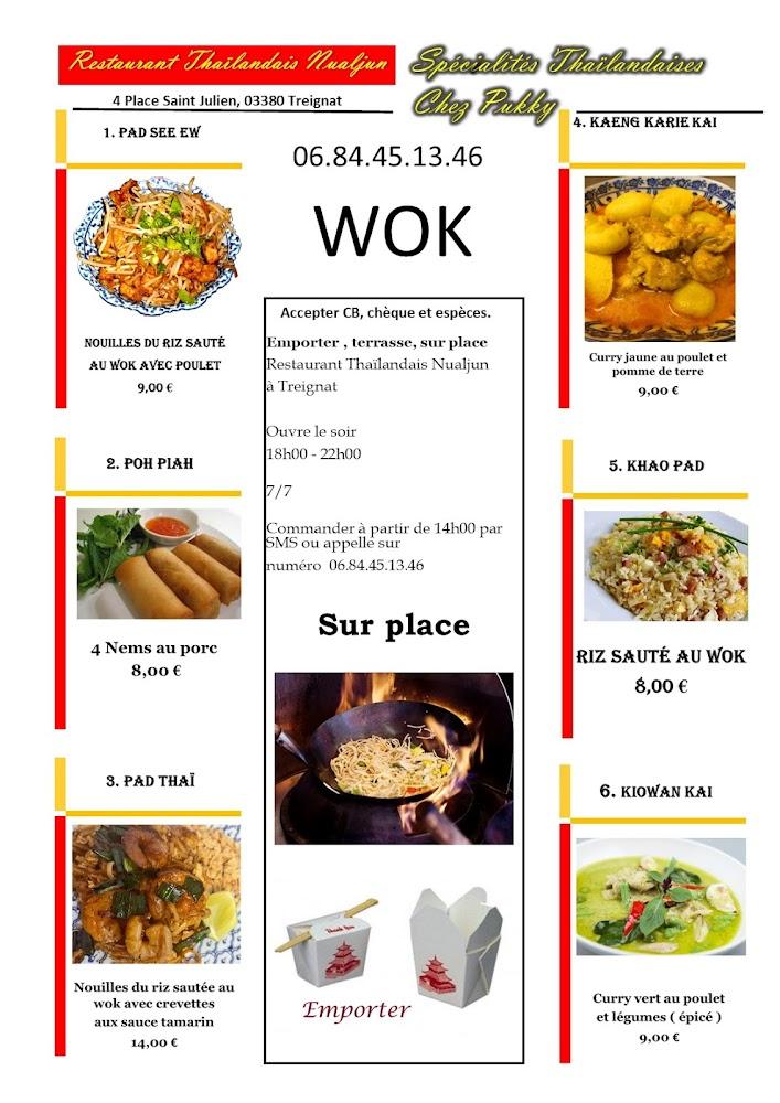 Restaurant Thailandais Nualjun - Menu Image 3